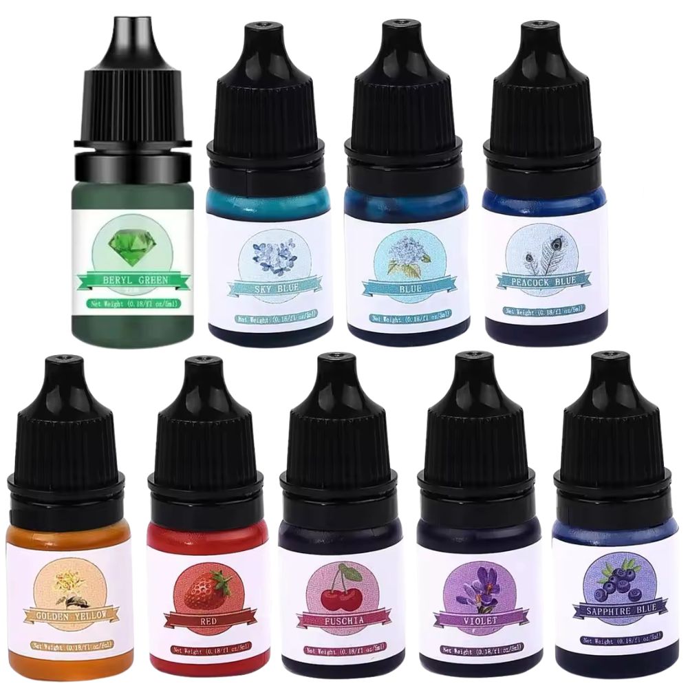 【詳細情報】 素材: 液体顔料 仕様: 5ml/ボトル 用途: エポキシレジン・UVレジンの着色に適しています。 サイズ: 約4.8×1.9cm/1本【詳細情報】 素材: 液体顔料 仕様: 5ml/ボトル 用途: エポキシレジン・UVレジンの着色に適しています。 サイズ: 約4.8×1.9cm/1本