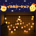 イルミネーションライト 10球 サンタさん 装飾 ledライト LED LEDライト イルミネーション 飾り付け クリスマス 野外 カーテン ライト 2m 星 ...