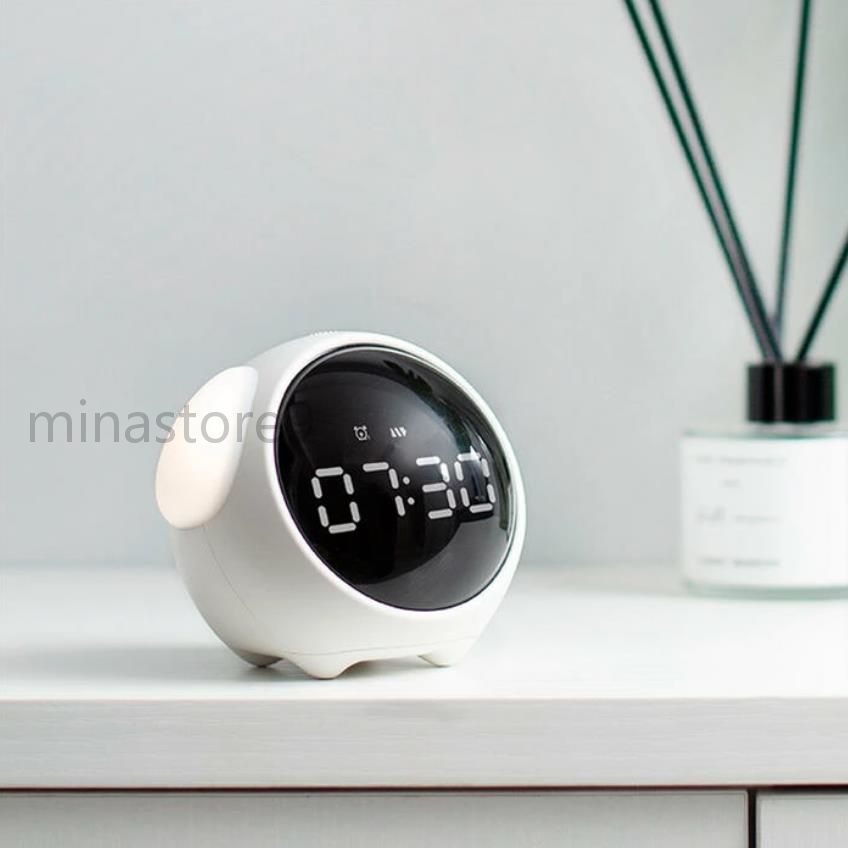 目覚まし時計 デジタル時計 置き時計 おしゃれ かわいい USB充電 ナイトライト ベッドライト 子供 学生 プレゼント 北欧 インテリア 卓上 LED時計