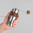 コーヒーミル 手挽き 手動 携帯 コーヒー豆挽き コーヒーまめひき機 セラミック刃 珈琲ミル ミル 軽量 スリム アウトドア キャンプ 登山 出張 水洗い可能 ...