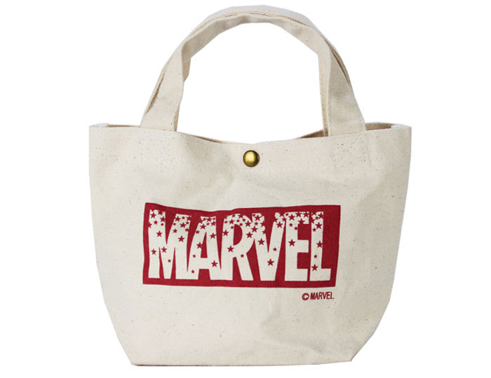 ミニトートバッグ MARVEL マーベル 帆布 綿 ランチ用 シフレ MAV6015【ラッピング対応】