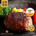 ハンバーグ カレー 合い挽き 美味しい 贈答 ご家庭用 140g ボリューム とろけるハンバーグ ギフト 送料無料 クール便 冷凍 和牛 国産牛
