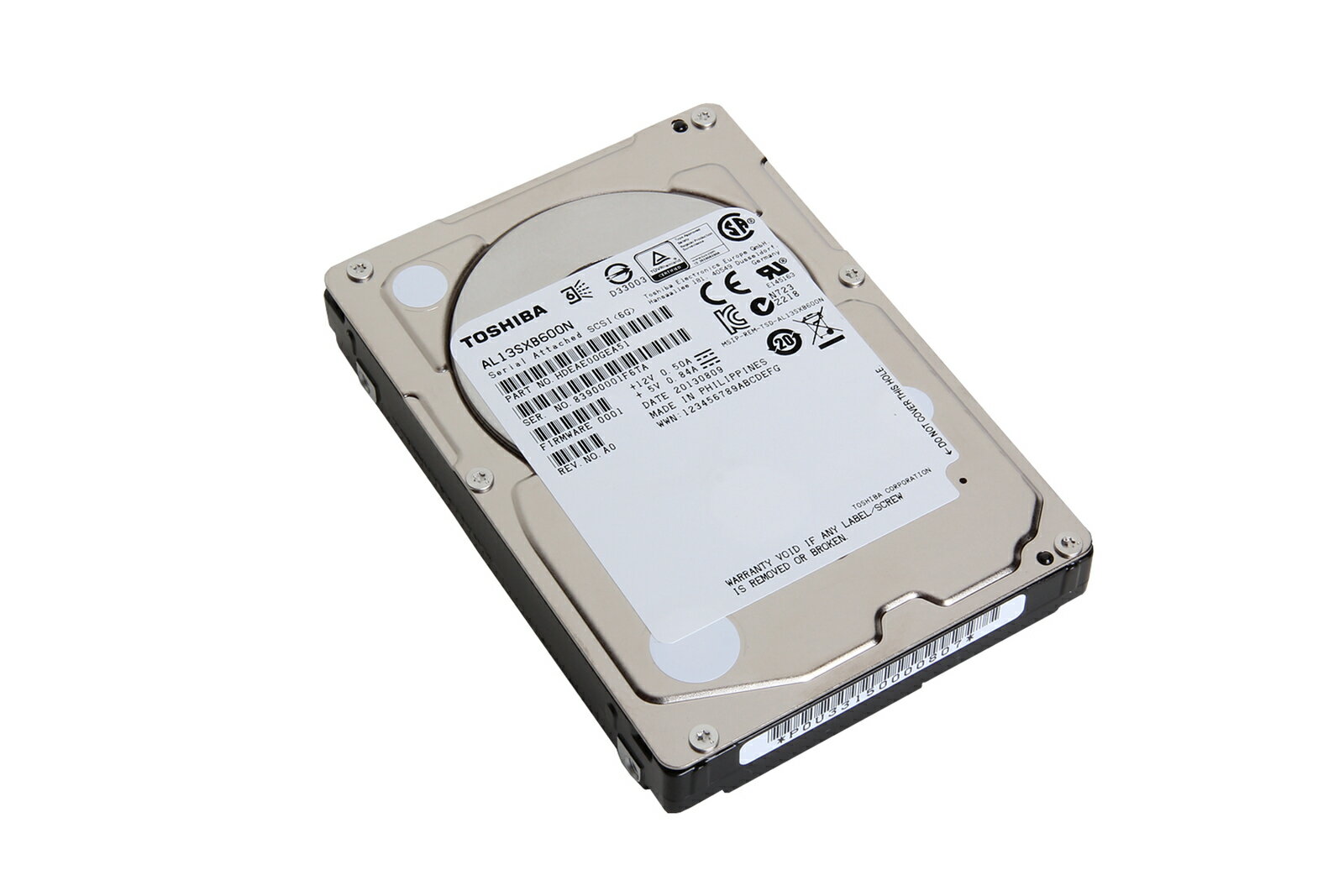 楽天港未来ベイストア東芝HDD ハードディスク ハード 2.5インチ AL13SXBシリーズ [600GB/300GB 15000rpm SAS2.0]新品バルク品