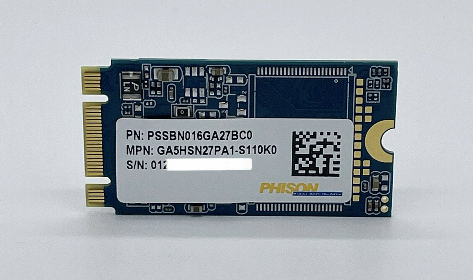 Phison製 SSD M.2 2242 16GB SATA