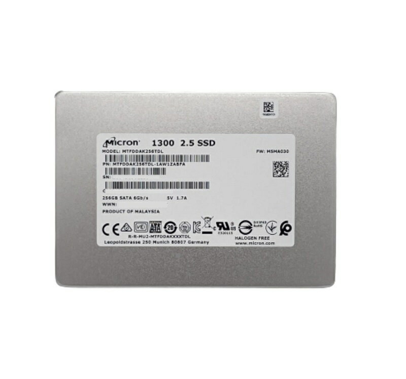 Micronޥ1300꡼MTFDDAK256TDL¢SSD2.5SATAIII256GBTLCڿʥХ륯ʡ