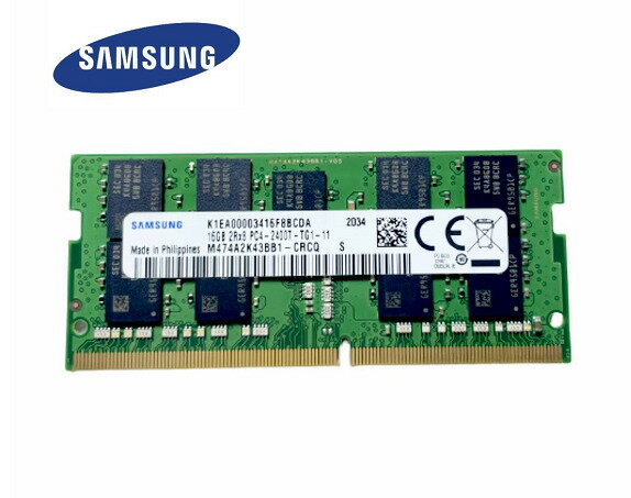 SAMSUNG  SODIMM 16GB DDR 2RX8 PC4-2400T-TG1-11 Ρȥѥѥ ߥ PCѥ 4 M474A2K43BB1-CRCQ ̵ڿʥХ륯ʡ