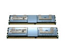 「二枚組」Micron製メモリ 2GB MT18HTF25672FDZ-667H1D6 667MHz DDR2 PC2-5300 ECC完全バッファCL5 24...
