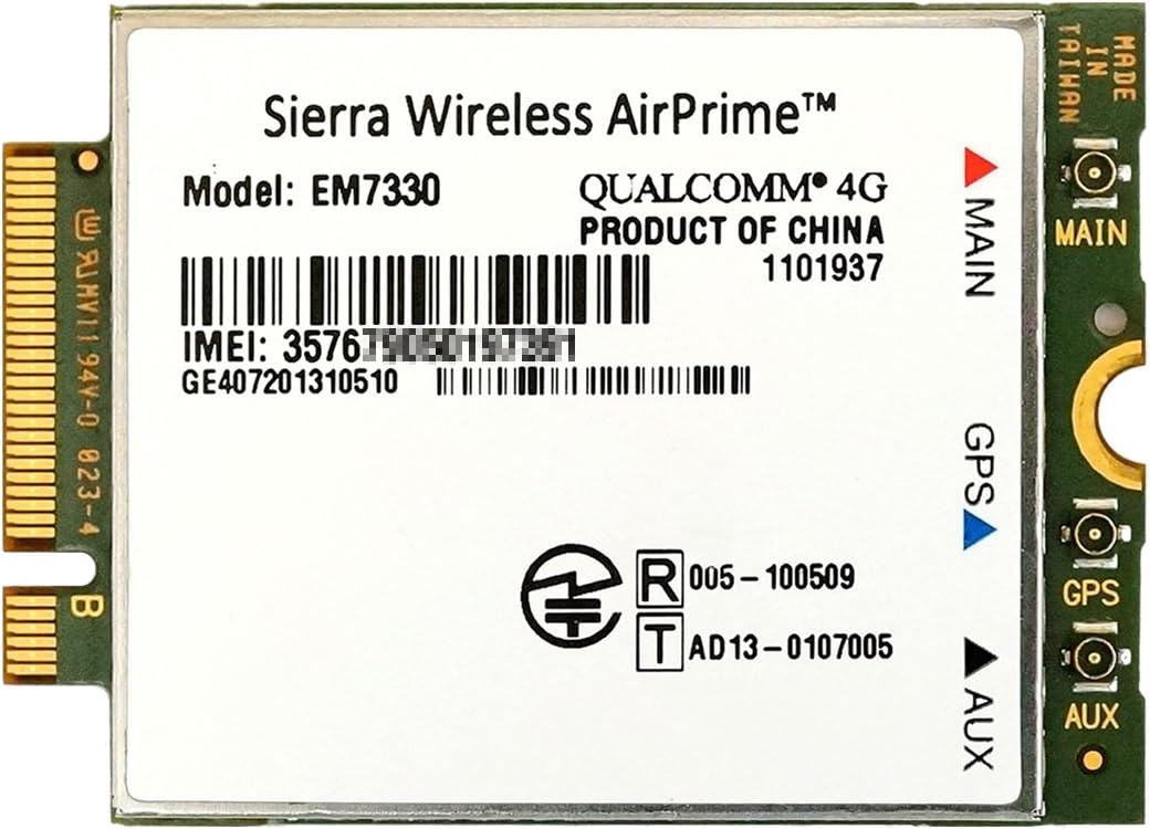 Sierra Wireless AirPrime EM7330 磻쥹WAN⥸塼 M.2 4G, LTE, 3G, GSM, HSPA+ WCDMAб(ŬꡢDOCOMO MVNO sim)