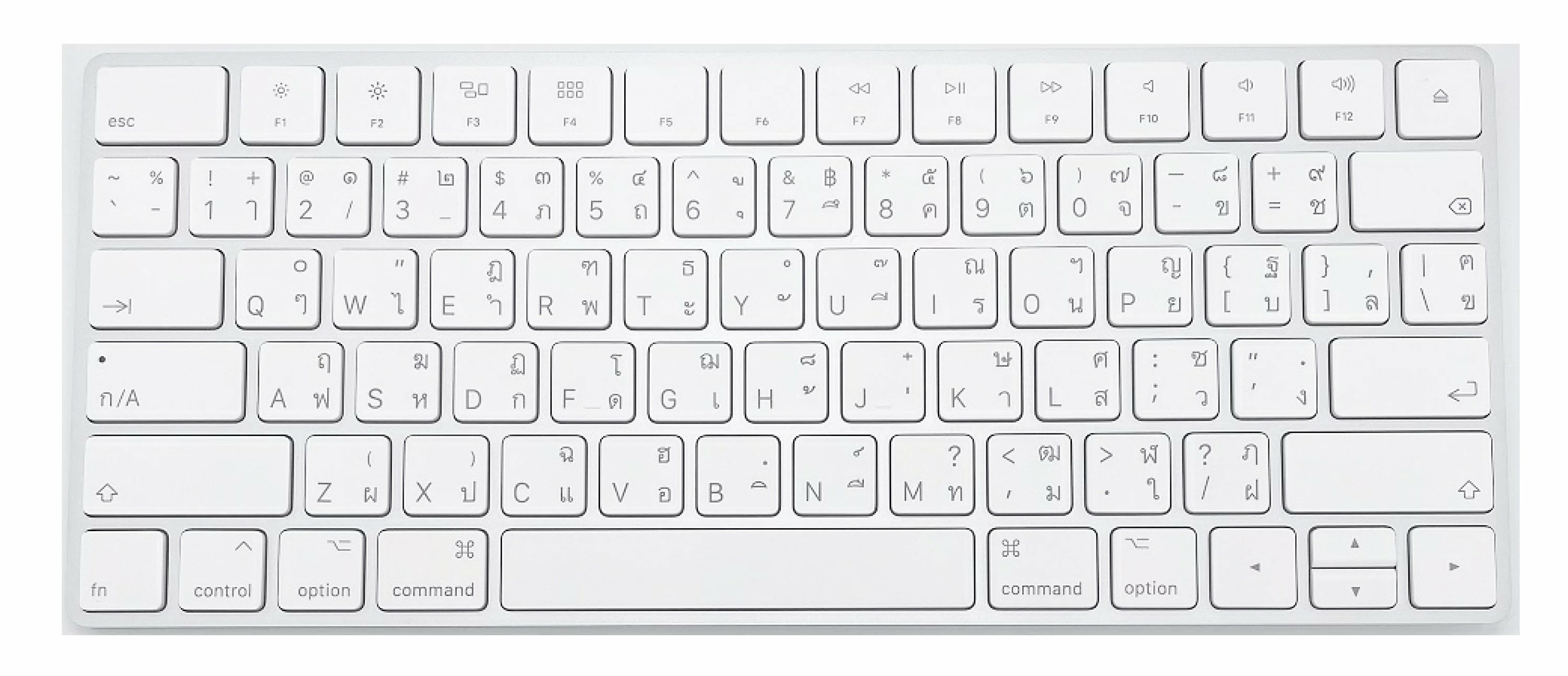 Apple純正品 マック マジック ワイヤレス キーボード A1644 英語/タイ語配列 未使用品/訳あり