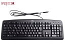富士通純正 USBキーボード KU-0325 OADG 109Aキー 有線 スタンド 黒 英語/日本語配列 Keyboard 新品
