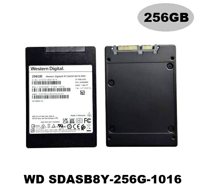 Western Digital製 内蔵SSD PC SA530 SDASB8Y-256G-1016 256GB 2.5インチ SATA600 3D TLC OEM向けSSD 新品バルク品