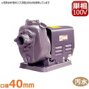 寺田ポンプ 自吸式直結型モーターポンプ MP3N-0041R (単相100V0.5Kw/口径40mm) テラダポンプ 陸上ポンプ