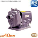 寺田ポンプ 自吸式直結型モーターポンプ MP3N-0041TR (三相200V0.5Kw/口径40mm) テラダポンプ 陸上ポンプ