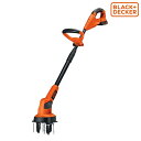 ブラック&デッカー 充電式ミニ耕運機 LGC120N (18Vバッテリー＋急速充電器セット) [BLACK&DECKER 管理機]