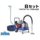 精和産業 エアレス塗装機 スーパー101GE Bセット (3/8ブルーホース20m付き)