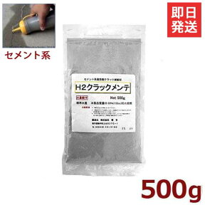 博有 セメント系コンクリート用クラック補修材 H2クラックメンテ 500g [コンクリート補修剤 補修材 モルタル ひび割れ]