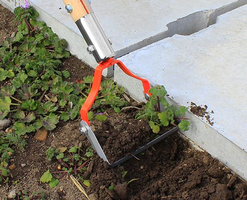 ドウカン キワ刈り用 除草機 けずっ太郎・角刃コーナー DK-817 [除草用 穴あき鍬 ...