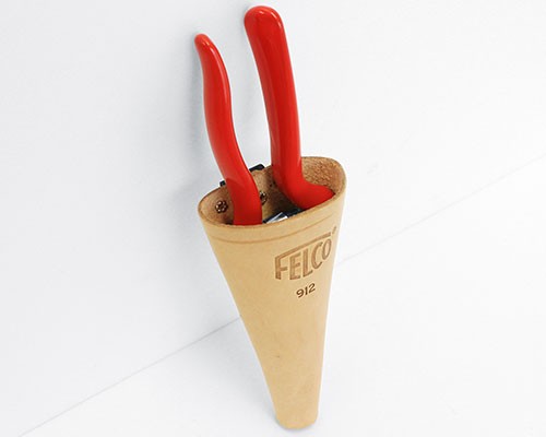 フェルコ 剪定鋏用 本皮ホルダー FELCO912 (クリップ型) [ホルスター フォルスター ケース 剪定バサミ 剪定ばさみ]