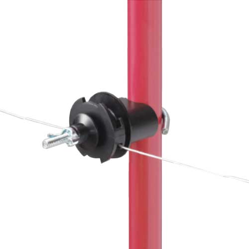 末松電子 電気柵 ゲッターシステム用 Eガイシ (100個) [電柵 電気牧柵 防獣用フェンス]