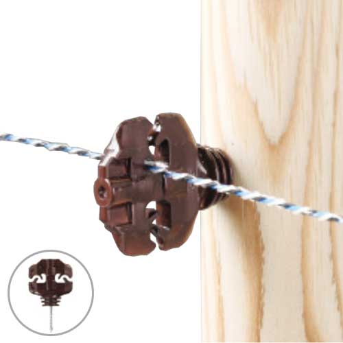 末松電子 電気柵 ゲッターシステム用 C2ガイシ (100個) [電柵 電気牧柵]