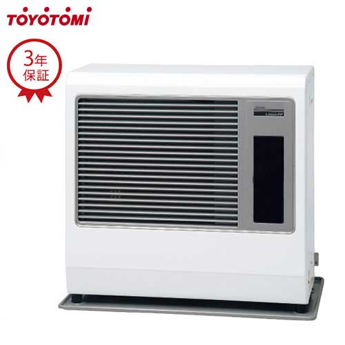 トヨトミ FF式ストーブ FF-9624 (ホワイト/スタンダードモデル/別置きタンク/コンクリート40畳・木造25..