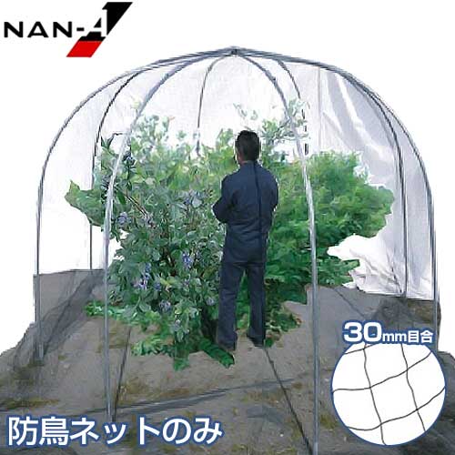 南栄工業 果樹ドーム専用 替防鳥網 2500D (サイズ:9m×9m/網目:30mm×30mm/糸の太さ:2500デニール) [南栄..
