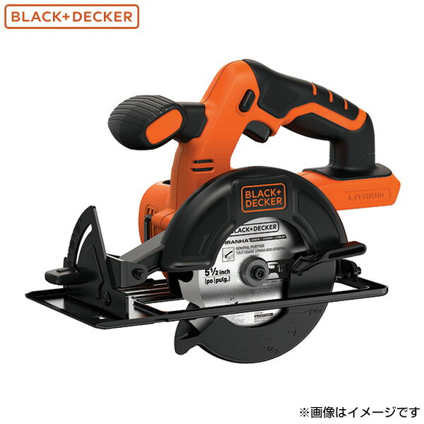 ブラック&デッカー 18V コードレス丸のこ(本体のみ) BDCCS18B [BLACK&DECKER ブラックアンドデッカー 電動のこぎり]