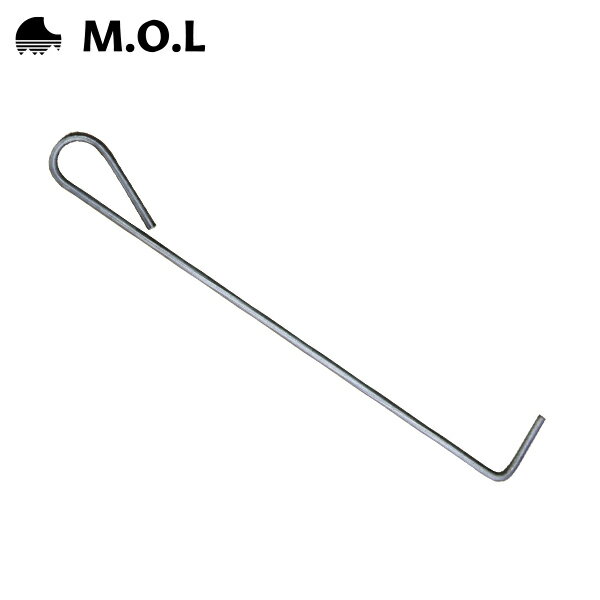 【メール便】M.O.L 焚き火台用 火かき棒 MOL-X20-003 [MOL 黒皮鉄 キャンプ ステーキ 焼肉 バーベキュー BBQ]