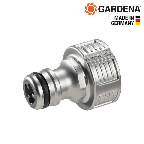 ガルデナ 水栓コネクター 21mm (G1/2) プレミアム 18240-20 967668901 [GARDENA 散水用品 パーツ]