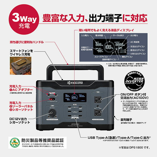 ������ �ݡ����֥��Ÿ� DPS1800 669502A [KYOCERA ��硼�� RYOBI]