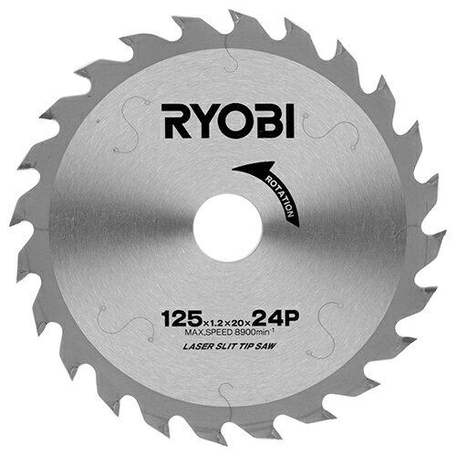 【メール便】京セラ レーザースリットチップソー 125X20mm24P 6653471 [KYOCERA リョービ RYOBI]