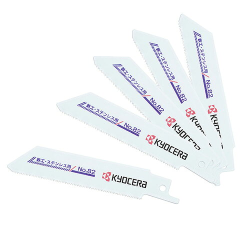 レシプロソー用交換部品です。 ■用途 レシプロソー用交換替刃 ■機能 ステンレス・軟鋼材・非鉄金属・合成樹脂用の交換刃です。 長寿命なバイメタルブレードです。 ■仕様 サイズ：(全長)101mm・(山数)18(1インチ当り)・(刃渡り)75mm 入数：5本 切断能力(パイプ材)：(パイプ径)50mm径以下・(ステンレス)3mm以下・(軟鋼)3.5mm以下・(塩ビ)2〜15mm 切断能力(板材)：(ステンレス)2〜3mm・(軟鋼)2〜6mm・(アルミ・銅)5〜20mm・(塩ビ)5〜30mm 品名コード：66400437 適用機種：ASK-1000・ASK-1000(F)・ASK-1010・ASK-1010(F)・ASK-1010KT・BRJ-120L5 適用機種：RJK-120・RJK-120KT・RJK-120KT(F) ■材質 バイメタル ■注意事項 表記している切断能力は刃物の能力であり、実際の切断能力は取付けモデルにより異なります。 ■生産国 中国 ※改良により予告なく形状や仕様が変更になる場合があります。ご了承ください。