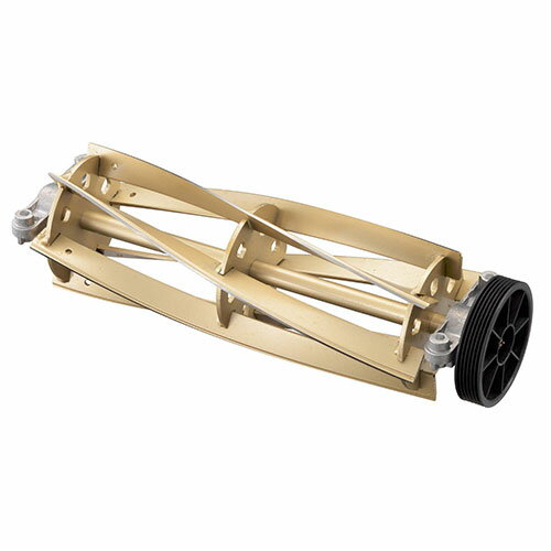 芝刈機用の替刃です。 ■用途 芝刈機用替刃 ■機能 6枚刃タイプのリール刃です。 プーリー・ベアリング・ベアリングホルダ付きです。 ■仕様 サイズ：280mm 品名コード：6077077 適用機種：LM-2810・LM-2800 ■材質 金...