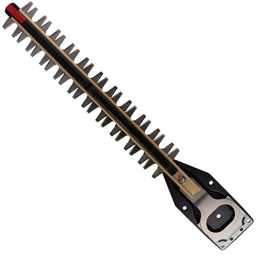 高剛性のブレードホルダーで刃の擦り合わせ面の開きを抑えて枝を逃さず鋭く切れるヘッジトリマー用の軽量タイプの高級刃です。 ■用途 生け垣の刈込み、庭木の整枝・剪定 ■機能 全ての刃の先端に3面の研磨加工を施しており鋭い切れ味です。 ディンプルブレードを採用しているので刃物の擦り合わせ面へのヤニの付着を防いで切れ味を長持ちさせます。 ■仕様 刈込幅：300mm(高剛性・軽量) 入数：1 品名コード：6731237 適用機種：HTL-3000 ■材質 刃部：SK材 ■注意事項 作業前に取扱説明書、または適合機種を十分にご確認の上、ご使用下さい。 指定された用途以外では使用しないで下さい。 刃に手や足を近づけないでください。 ハシゴに登っての作業など足元が不安定な場所では使用しないでください。 保護メガネ、ヘルメット、安全靴などの保護具を必ず着用してください。 割れやカケがある刃は使用しないでください。 ■生産国 日本 ※改良により予告なく形状や仕様が変更になる場合があります。ご了承ください。