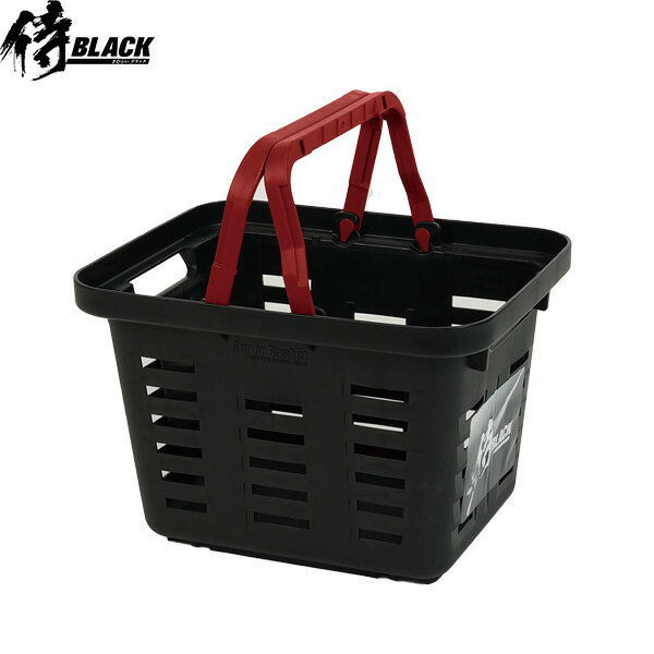 侍BLACK スーパーバスケット SRB-310 黒×赤 4907052243033 [ツールボックス 道具箱 工具箱]