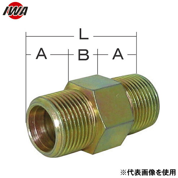 岩崎製作所 東洋型カップリング用 鉄製 ダブルスパット 46DSP40SS (38A) [消防 防災 ポンプ ダブル ス..