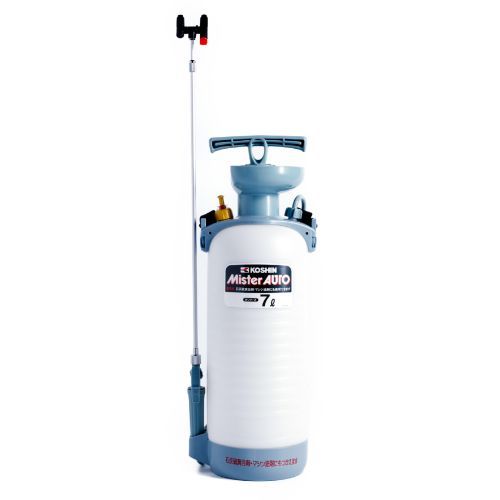 工進 蓄圧式噴霧器 ミスターオート 7L 伸縮ノズル HS-707W [消毒 除草 加圧式 全自動 手押し アルコール]
