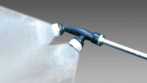 工進 噴霧器用 縦型2頭口噴口(エンジン式) G1/4ネジ PA-292 [部品 除草 ノズル 噴...