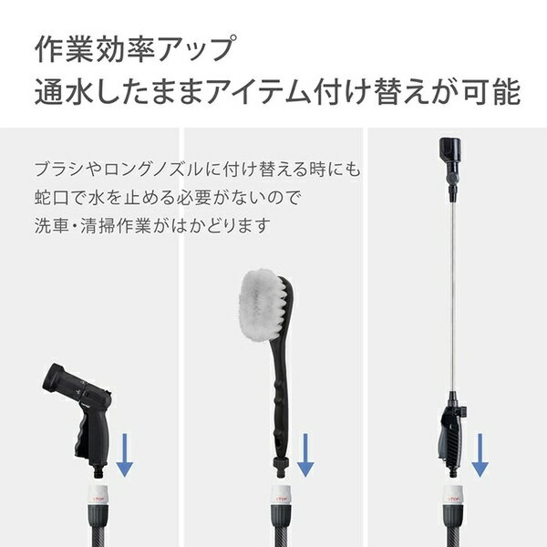 タカギ ストップコネクターL G125CG (適合ホース:15mm～18mm) [takagi]