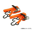 E-Value ラチェット式ベルト荷締機 ERT-25SR 2PCS 4977292226561 [スリング・ジャッキ スリング・ジャッキ(企画品)]