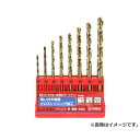 【メール便】E-Value ステンレス用ドリルセット ESD-8S 4977292370332 鉄工ドリル 藤原産業ドリルセット