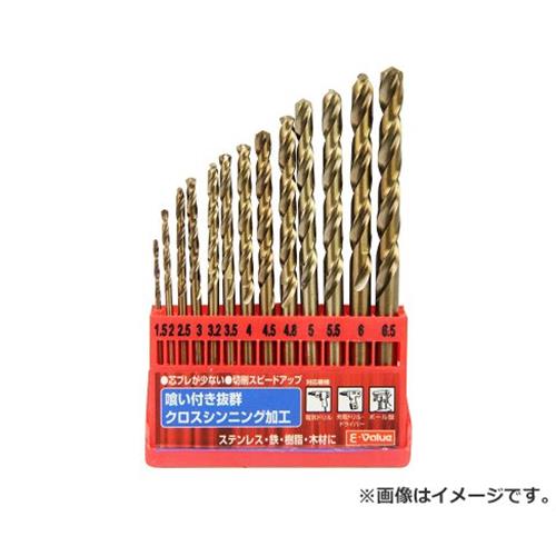 E-Value ステンレス用ドリルセット ESD-13S 4977292370349 