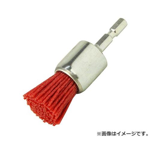 SK11 六角軸ナイロンブラシ荒目 25MM #80 4977292368087 [ドリルアタッチメント 軸付ワイヤブラシ]