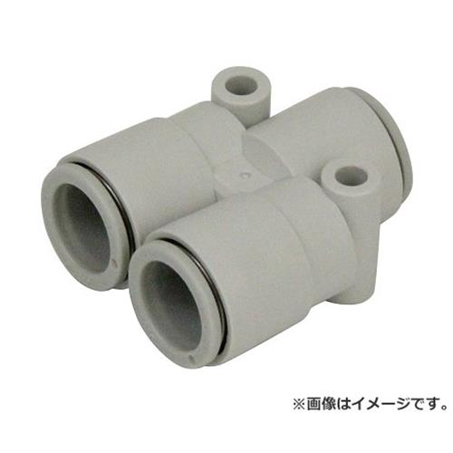【メール便】SK11 W管継手 ユニオンワイ KQ2U12-00A 4977292419680 [エアーツール チューブ・継ぎ手]