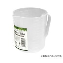 　薬剤希釈の必需品です。 セフティー3 計量カップ 500ml 4977292692885 園芸用の計量カップ。 ■特徴 ・取手付きで使いやすいです。 ・農薬・殺虫剤・液肥の希釈に最適です。 ■仕様 ・容量 : 500ml ・寸法 : 130×97×108mm ・重量 : 0.049kg ・パッケージ寸法 : 130×97×108mm ・パッケージ重量 : 50g ■材質 ・PE ※改良により予告なく形状や仕様が変更になる場合があります。ご了承ください。