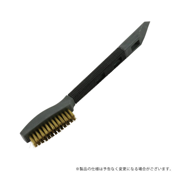 【メール便】SK11 S付ハンドブラシ 細幅 シンチュウ 4977292147620 [砥石 ペーパー ワイヤーブラシ類]