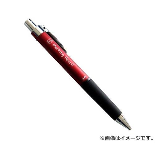 【メール便】たくみ ノック式鉛筆 5連発 赤 NO.7809 2MMシン 4960587078099 [墨つけ・基準出し マーカー]