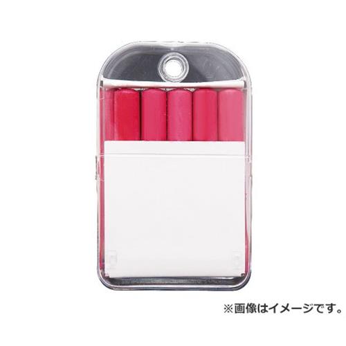 シンワ測定 工事用チョーク 赤 10本入 プラケースツキ 74142 4960910741423 [墨つけ・基準出し]