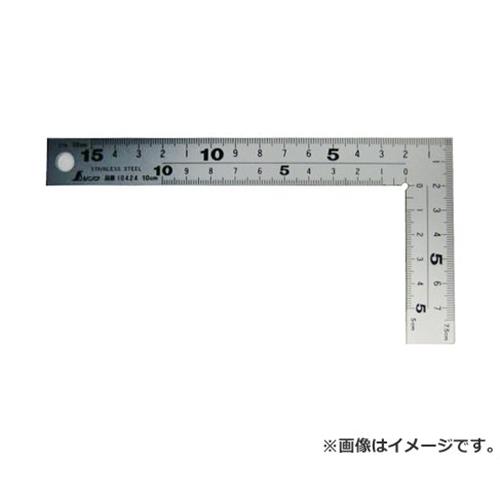 【メール便】シンワ測定 曲尺厚手広巾 シルバー 15CM 10424 4960910104242