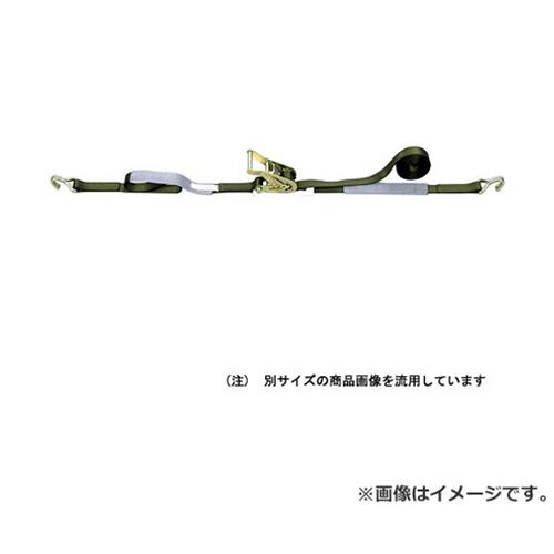 　走行中の衝撃荷重に強い、プロ仕様です。 OH アーミーベルト荷締機 BWR700J 4963360700231 トラック搬送等での積荷の固定。 ■特徴 ・走行中の衝撃荷重に強い、プロ仕様。熱処理済み本体金具に強靭なポリエステルベルト採用の安全設計です。 ・プロテクター1枚・スリーブ2枚付きです。 ■仕様 ・ベルト幅：50mm。 ・固定側ベルト長さ：1M。 ・巻取り側ベルト長さ：5M。 ・安全使用荷重：800kgf。 ・破断強度：4000kgf。 ・端末：Jフック。 ・本体バックル：ワイドハンドルラチェット。 ・寸法 : 6300×50×75mm ・重量 : 2.74kg ・パッケージ寸法 : 135×110×310mm ・パッケージ重量 : 2.74kg ■材質 ・本体金具及び端末金具：S45C。 ・ベルト：ポリエステル。 ※改良により予告なく形状や仕様が変更になる場合があります。ご了承ください。